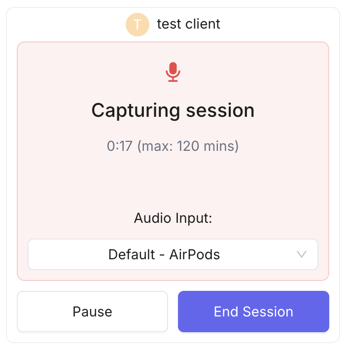 Nudge Recorder